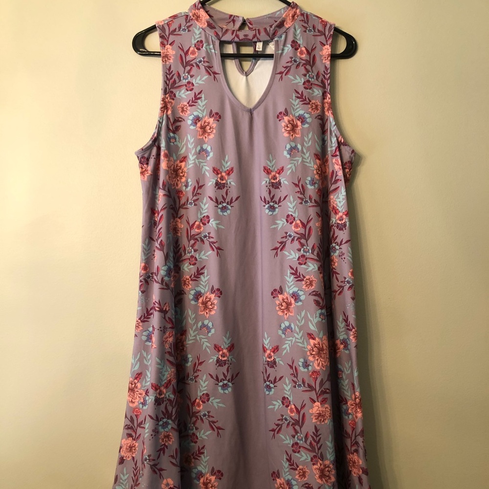 Floral tank dress